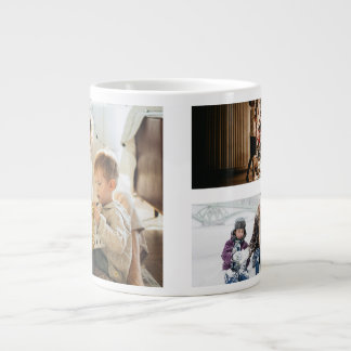 Caneca De Café Grande Personalized Photo Collage