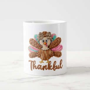 Caneca De Café Grande Peru Grato Design – Crochê de Lã com Gancho S