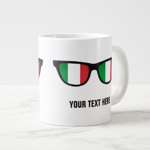 Caneca De Café Grande Perucas personalizadas de tons italianos