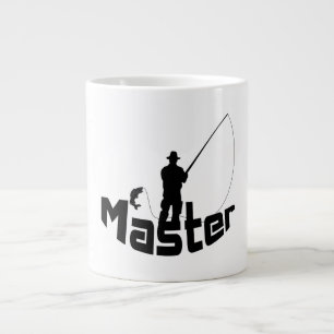 Caneca De Café Grande Pesca com mosca