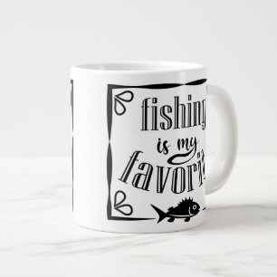 Caneca De Café Grande Pesca é minha citação favorita
