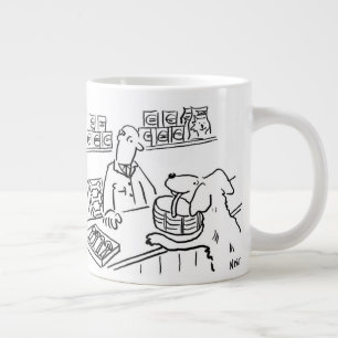 Caneca De Café Grande Pet Comprar Cartoon de Trabalho