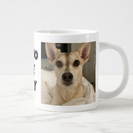 Caneca De Café Grande Pet Photo Mug Personalizado - Cachorro Personaliza
