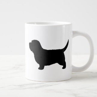 Caneca De Café Grande Petit Basset Griffon Vendeen Silhouettes PBGV