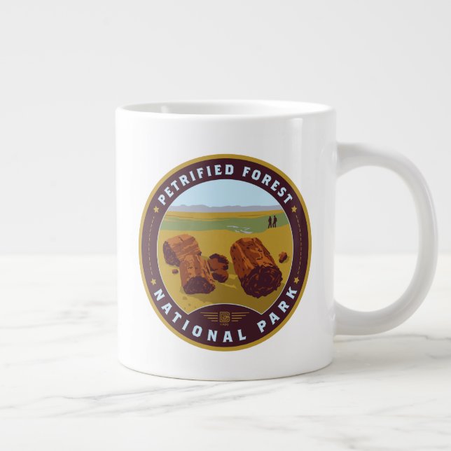 Caneca De Café Grande Petrified Forest National Park (Direita)
