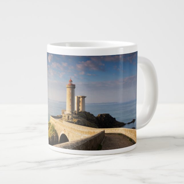 Caneca De Café Grande Phare du Petit Minou (Minou Lighthouse) (Frente Esquerda)