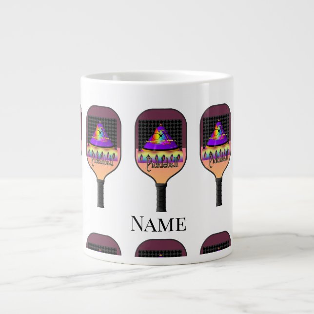 Caneca De Café Grande Pickleball Coffee Mug (Frente)