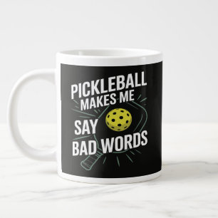 Caneca De Café Grande Picles Engraçados Me Fazem Dizer Palavras Feias