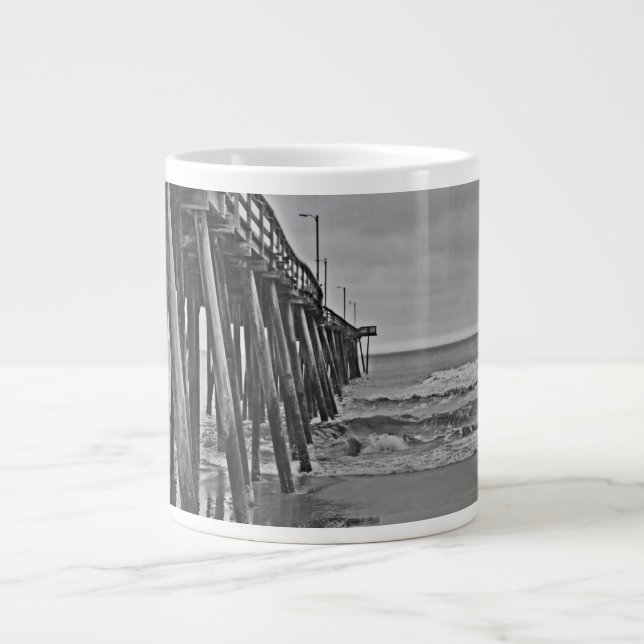 Caneca De Café Grande Pier por Shirley Taylor (Frente)