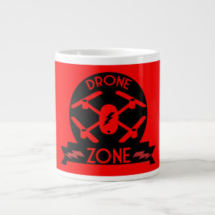 Caneca De Café Grande Piloto de Drone Hobby