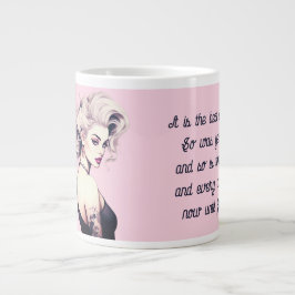 Caneca De Café Grande Pin-up inspirado na Barbie