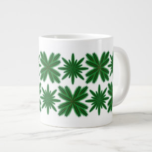 Caneca De Café Grande Pine Snowflakes Jumbo Mug
