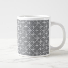Caneca De Café Grande Pingente cruz geométrica