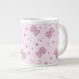 Caneca De Café Grande Pink Pink