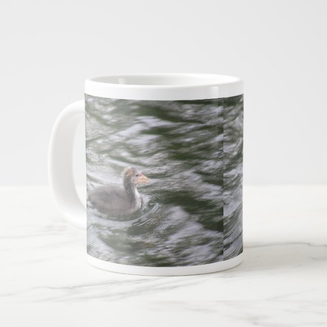 Caneca De Café Grande Pintinho de coágulo em água salgada (Frente Esquerda)