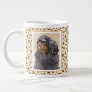 Caneca De Café Grande Pintura do Spaniel de Brinquedo Inglês Arte Animal