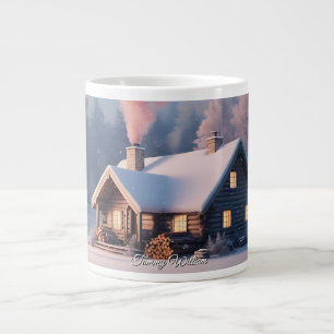 Caneca De Café Grande Pintura Festiva Festiva Cuja Vintagem Tradicional