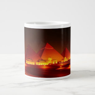 Caneca De Café Grande Pirâmides Antigas
