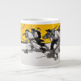 Caneca De Café Grande Piratas que procuram o tesouro enterrado