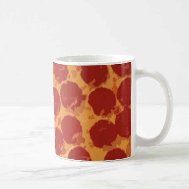 Caneca De Café Grande pizza de Pepperoni (Direita)