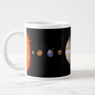 Caneca De Café Grande PLANETAS DO SISTEMA SOLAR - PULMÃO gigante de 20 o