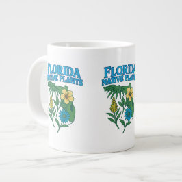 Caneca De Café Grande Plantas Nativas da Flórida