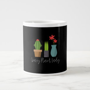 Caneca De Café Grande Plantas - Senhora das Plantas Loucas