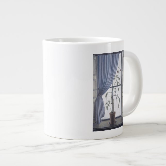 Caneca De Café Grande Plante na janela 2003 (Frente Esquerda)
