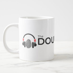 Caneca De Café Grande Podcast de loop duplo - Jumbo Coffee Mug