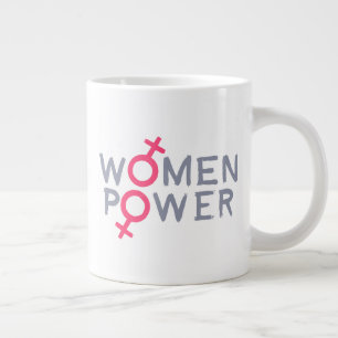 Caneca De Café Grande Poder das mulheres