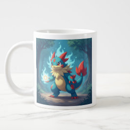 Caneca De Café Grande Pokémon und seine Treue Freunde
