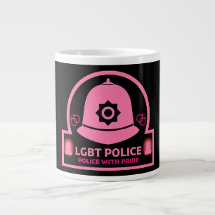 Caneca De Café Grande Polícia Orgulho Gay LGBT+