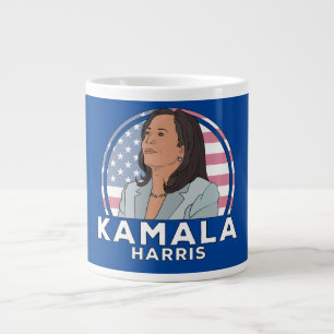 Caneca De Café Grande Política Kamala Harris