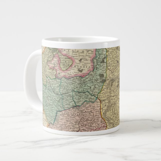 Caneca De Café Grande Polônia 7 (Frente Esquerda)