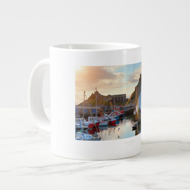 Caneca De Café Grande Polperro (Frente Esquerda)