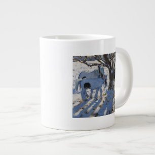 Caneca De Café Grande Pôneis Skewbald no inverno 2012