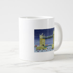 Caneca De Café Grande Ponte da torre: Patinagem no gelo fino