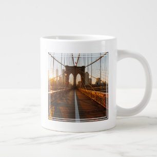Caneca De Café Grande Ponte do Nova Iorque Brooklyn