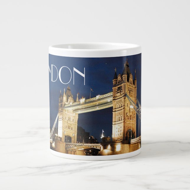 Caneca De Café Grande Ponte Londres (Frente)