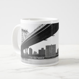 Caneca De Café Grande Ponte Manhattan e linha do horizonte, Nova York, E