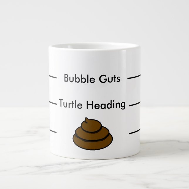Caneca De Café Grande Poop Mug (Frente)