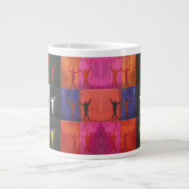 Caneca De Café Grande Pop art no.1 by Yeshaya Dank - unity & harmony