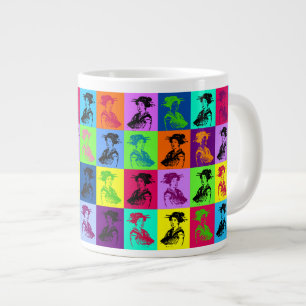 Caneca De Café Grande Pop Geishas