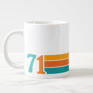 Caneca De Café Grande Pôr do sol retrô 71