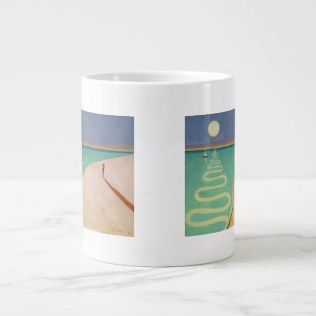 Caneca De Café Grande Por do sol serpentino 2004 (Frente)