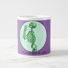 Caneca De Café Grande "Por favor, deixe que haja café!