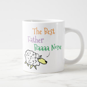 Caneca De Café Grande Por Pai. Presente para o Melhor Pai. Engraçado