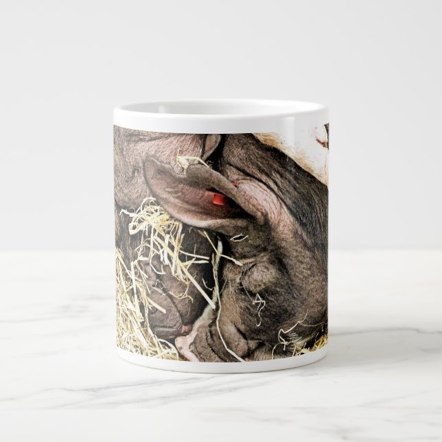 CANECA DE CAFÉ GRANDE PORQUINHOS FOFOS (Frente)