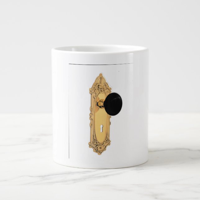 Caneca De Café Grande porta da frente (Frente)