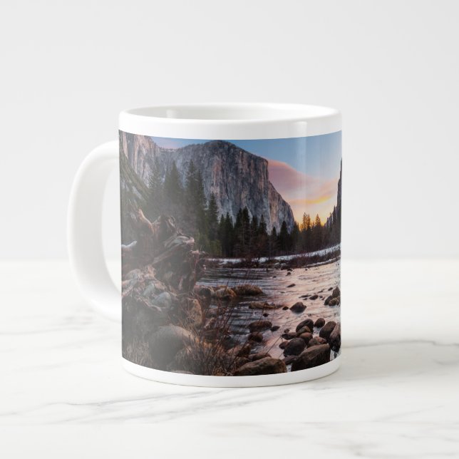 Caneca De Café Grande Portas do Vale de Yosemite (Frente Esquerda)